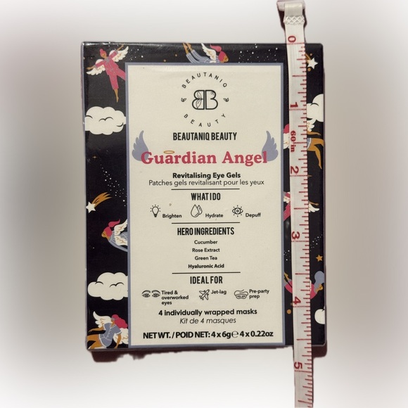 NWT  Guardian Angel Revitalising Eye Gels - Black.  4 Individually Wrapped - Picture 4 of 4